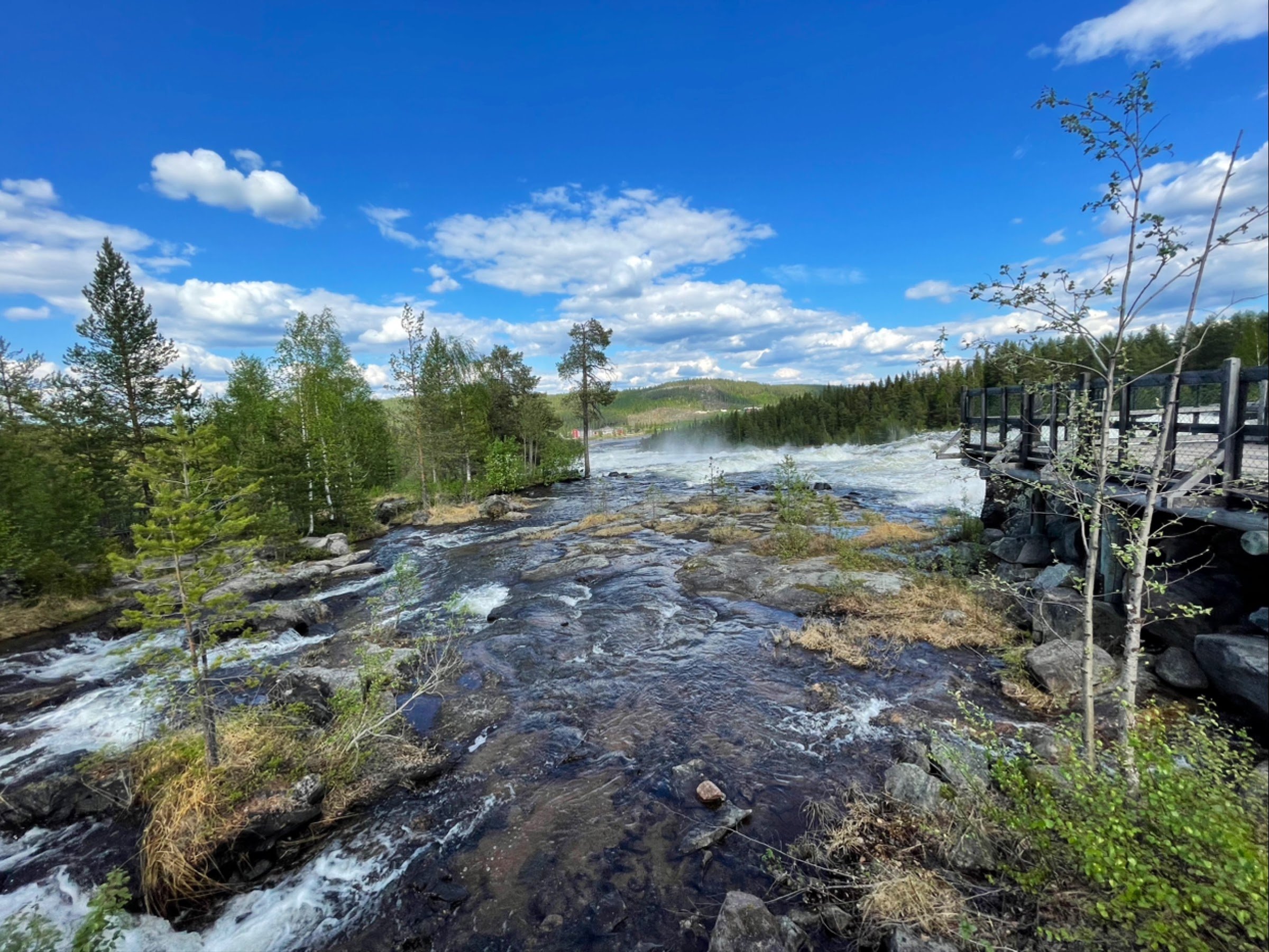 Storforsen Waterfall